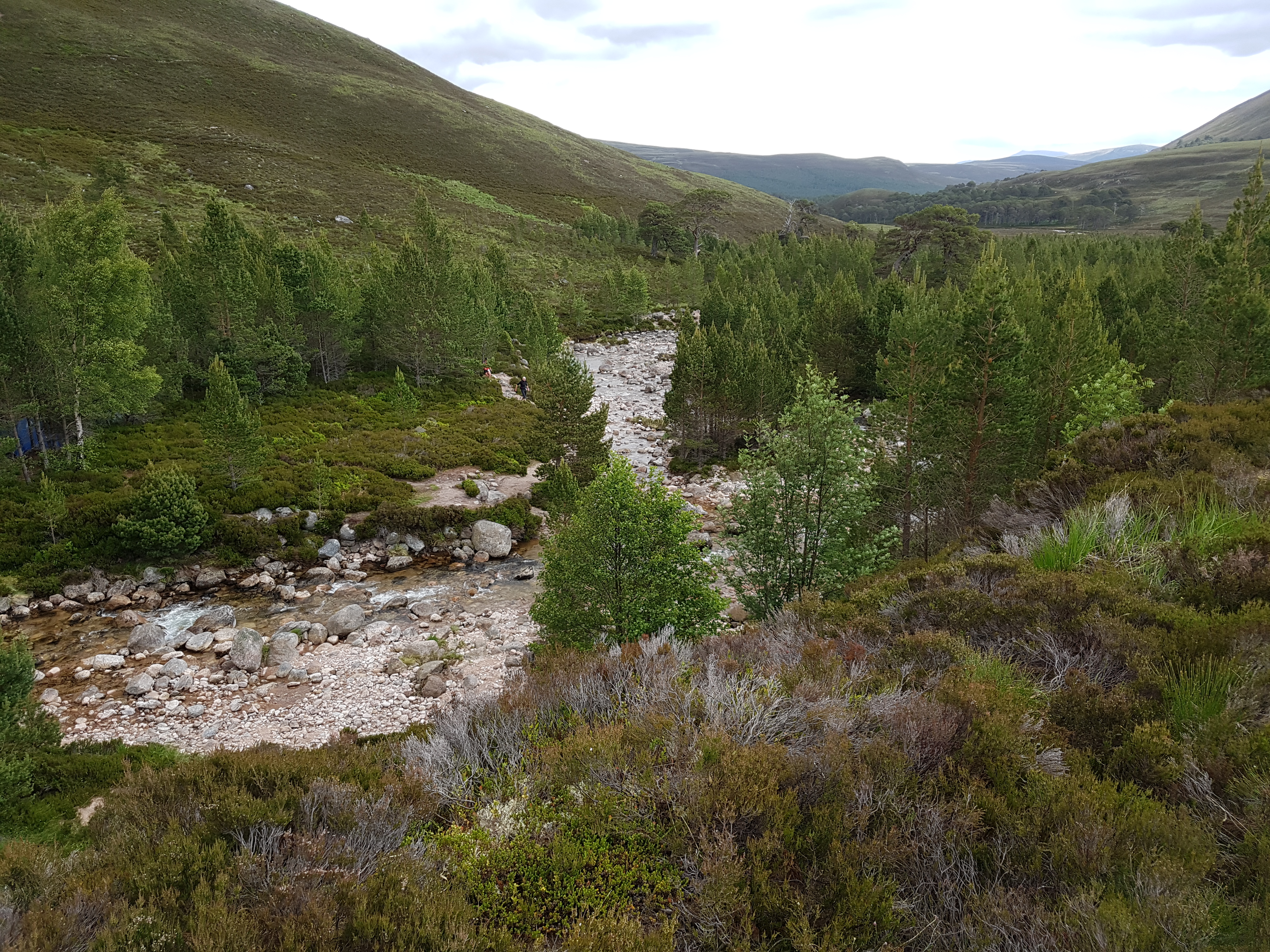 04 Looking back at the Luibeg Burn crossing